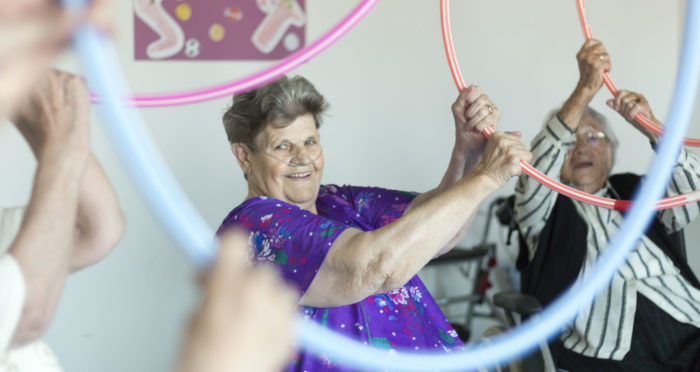 Aktiv bleiben mit Gymnastik